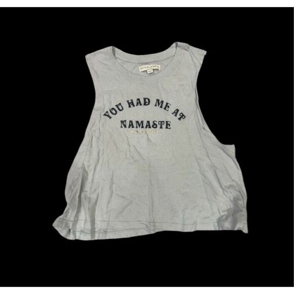 Spiritual Gangster You Had Me At Namaste tank top medium Made in the USA - Picture 2 of 6